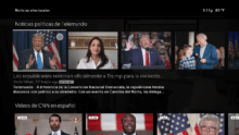 The Election Central hub on Xfinity X1